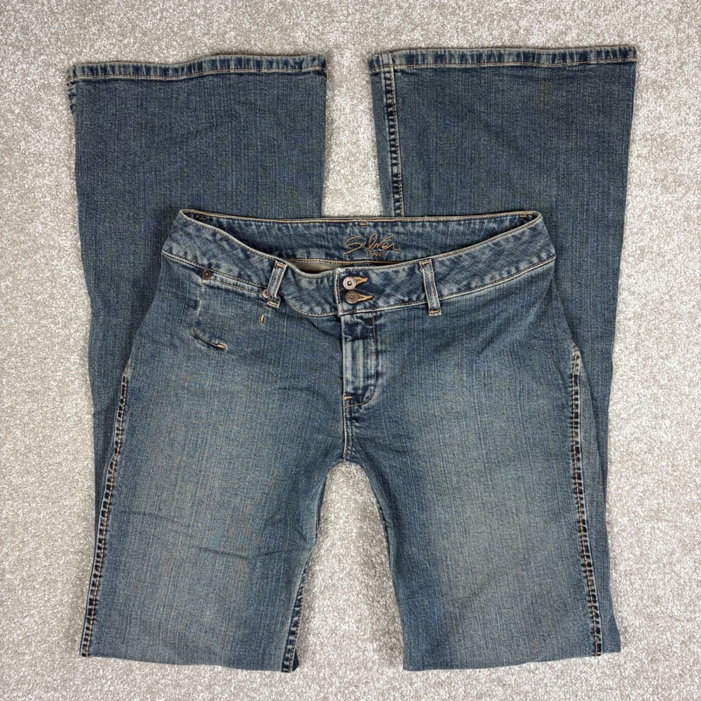 Silver Jeans Co Women Blue Flare Bootcut Jeans Low Rise 30x33 L9671STTCU Canada